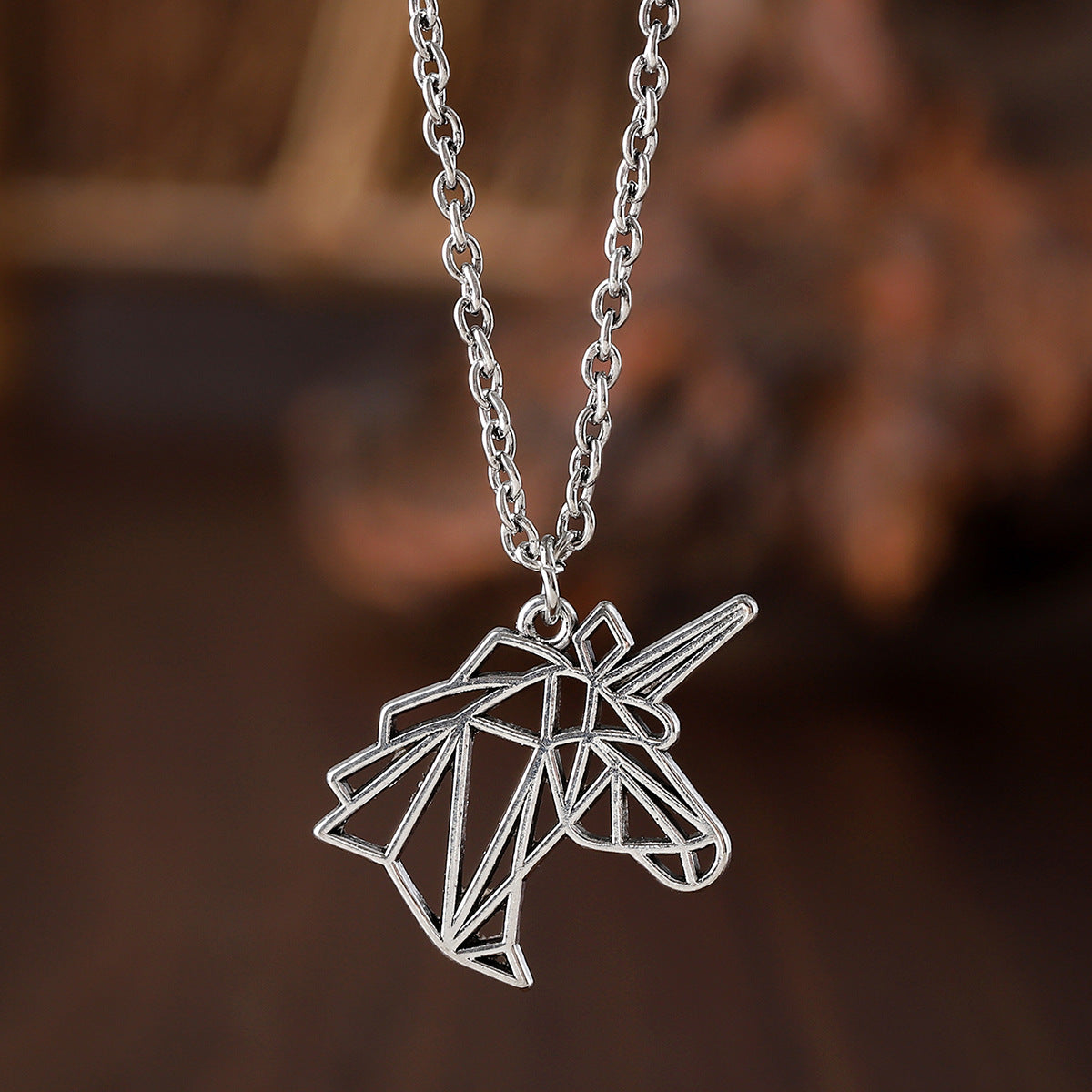 Wholesale Cartoon Unicorn Pendant Earrings Necklace