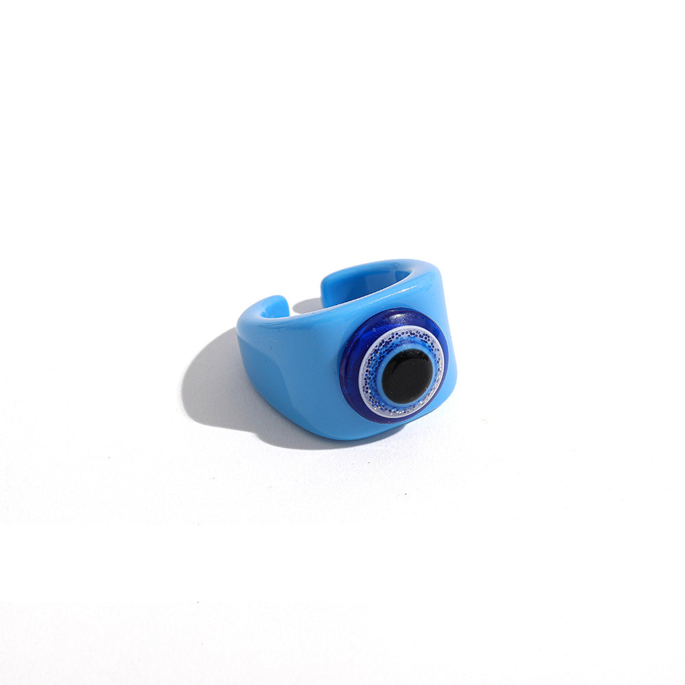 Wholesale  fashion resin ring  creative eye ring