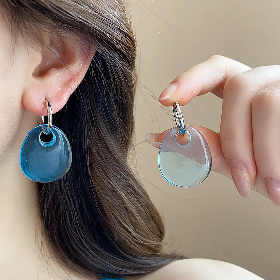 Wholesale Acrylic Round Oval Earrings