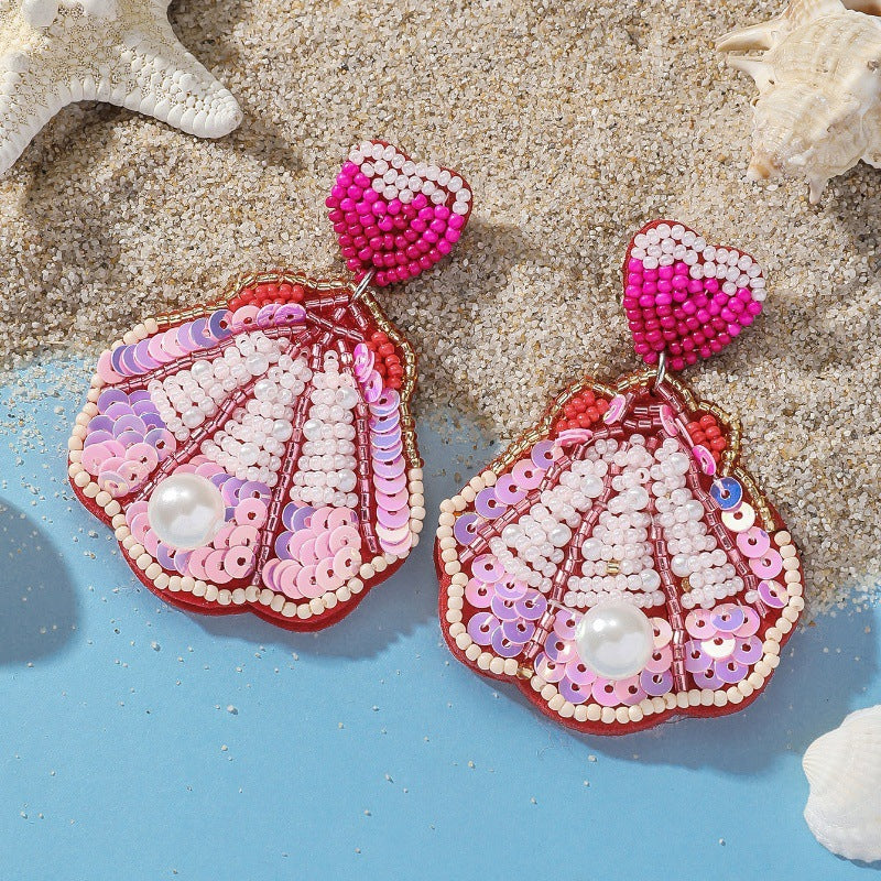 Wholesale Ocean Beach Holiday Style Earrings ACC-ES-JunJie020