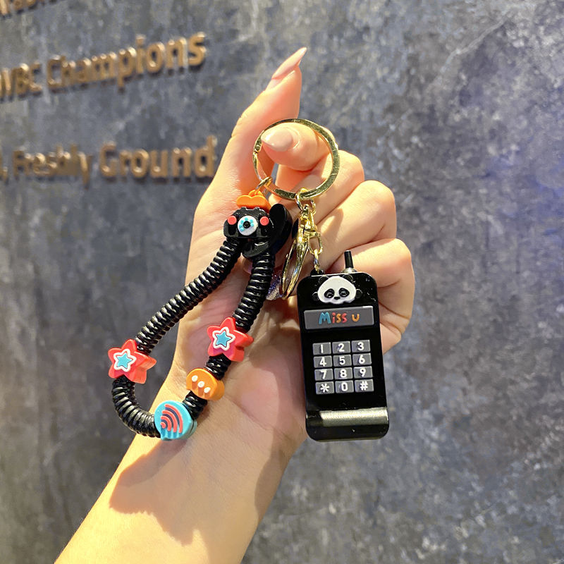 Wholesale Cartoon Mini Phone Doll Keychains ACC-KC-GongZ035