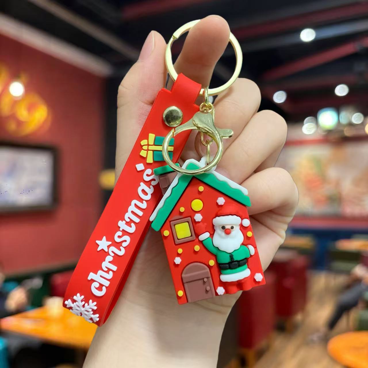 Wholesale 2PCS Cute PVC Cartoon  Keychain