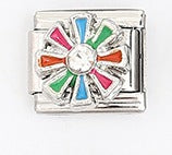 Wholesale Italian Style Flower Modular Bracelet Stainless Steel Fashion Accessory For Gift And Resale