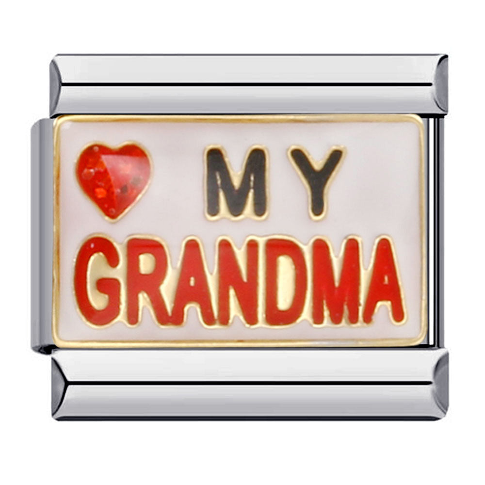 Wholesale Italian Charm Bracelet 9mm DIY Splicing Removable Family Elements Stainless Steel Composable Bracelet