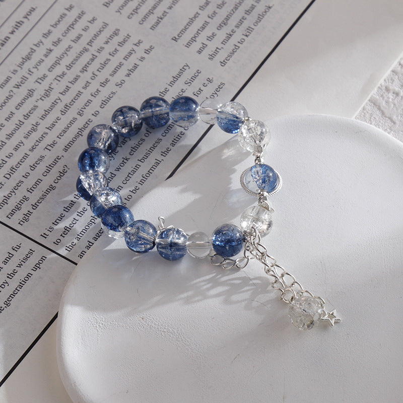 Wholesale Tassel gradient bursting beads bracelet