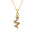 Wholesale 18K copper gold plated popular jewelry snake-shaped element pendant necklaces