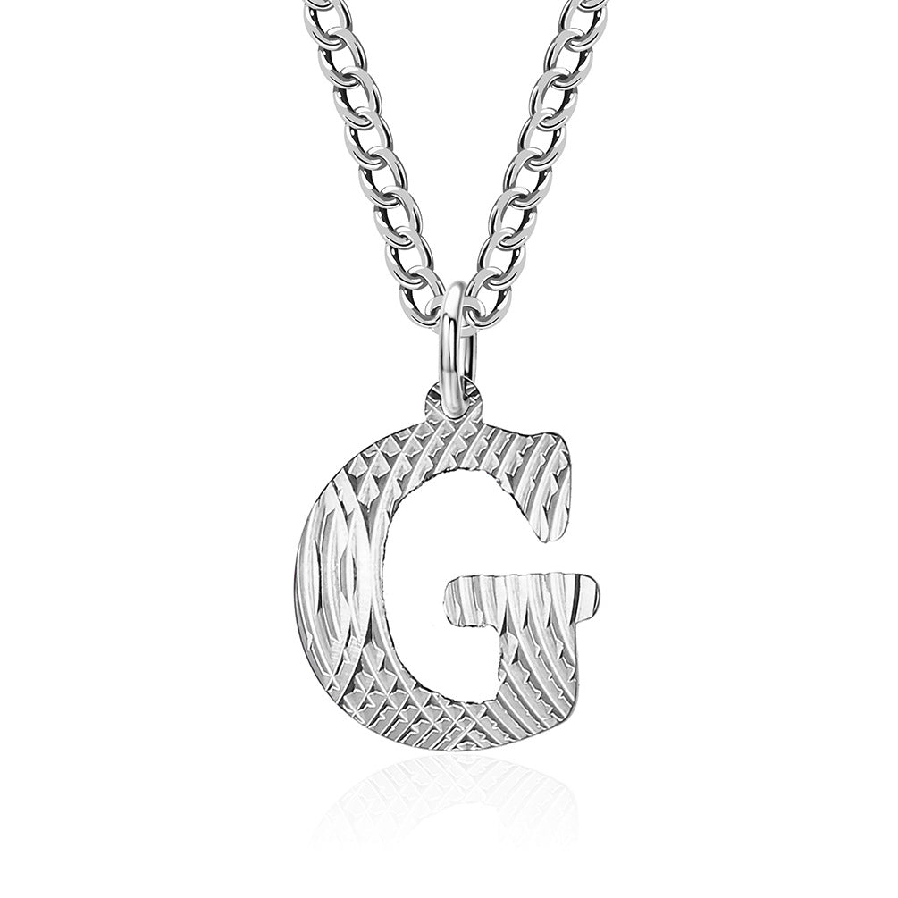Wholesale Letter Titanium Steel Necklace Clavicle Chain