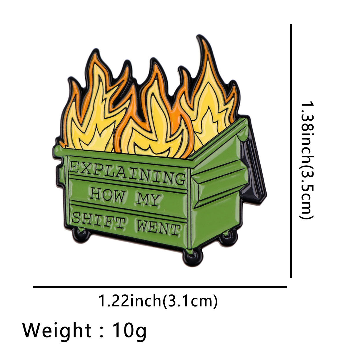 Wholesale Trash Quotations Brooch