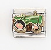 Wholesale 5pcs Italian Charm Bracelet 9mm DIY Splicing Car and Ship Series Stainless Steel Composable Bracelet