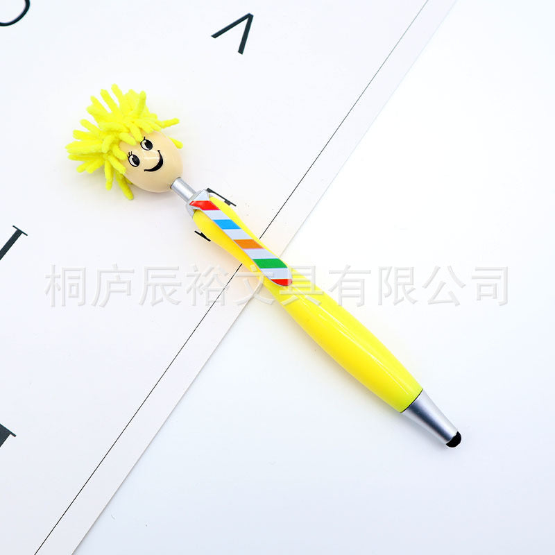 Wholesale  Retro Children's Fun Fried Mr. Mao Touch Screen Ballpoint Pen
