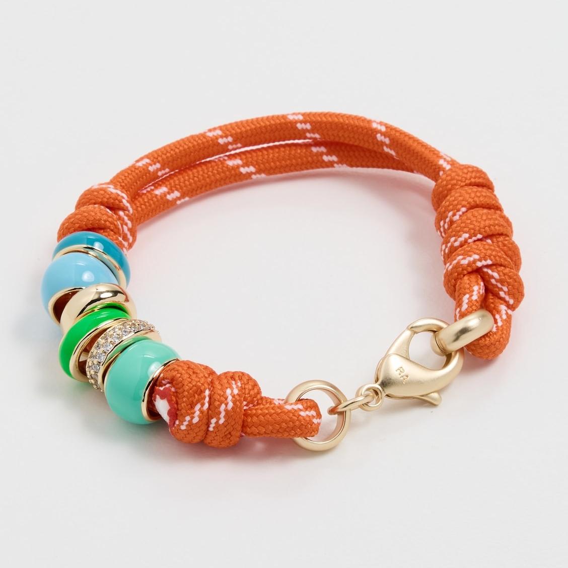 Wholesale Titanium Steel Summer Color Climbing Rope Heart Bracelet