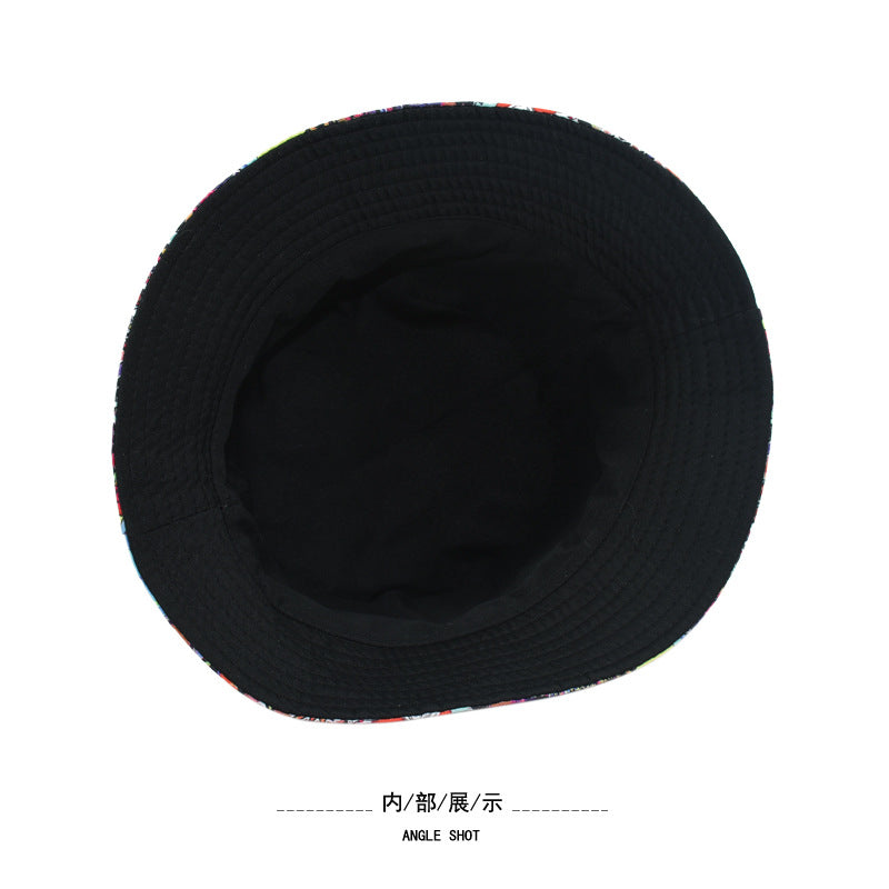 Wholesale Pattern Fisherman Hat s Double-Sided Wearable Bucket Hat