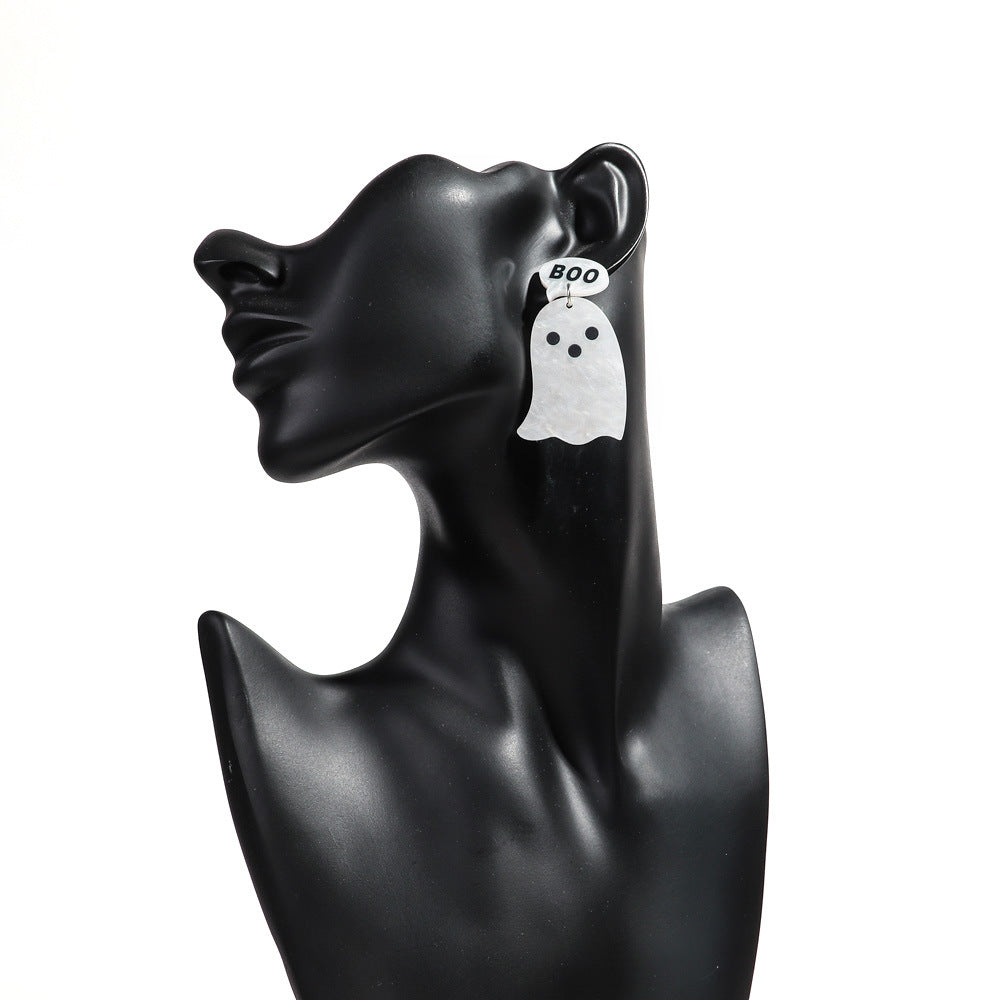 Wholesale Halloween Carnival Party Ghost Earrings Acrylic  Earrings