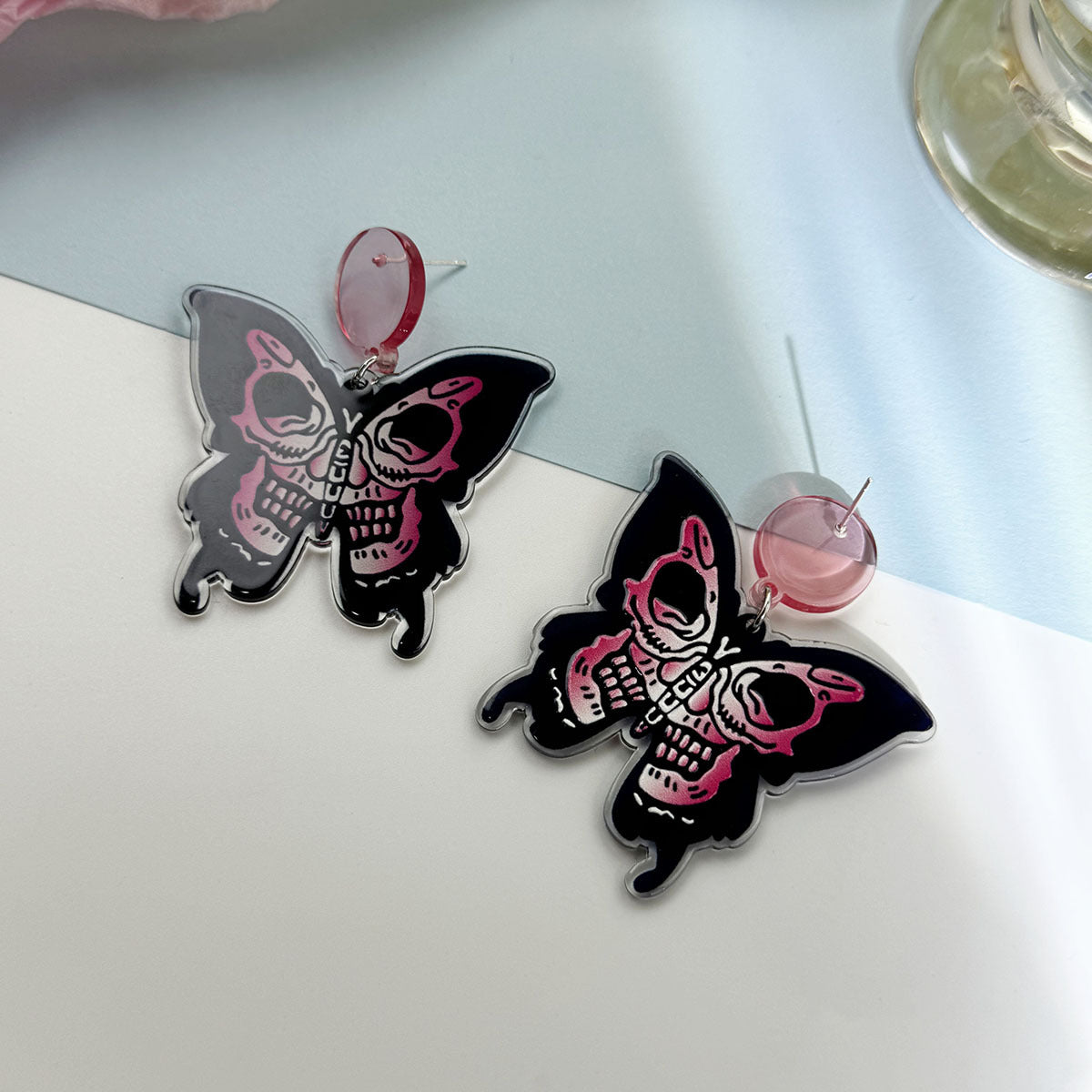 Wholesale Butterfly Acrylic Earrings Cartoon Funny Earrings