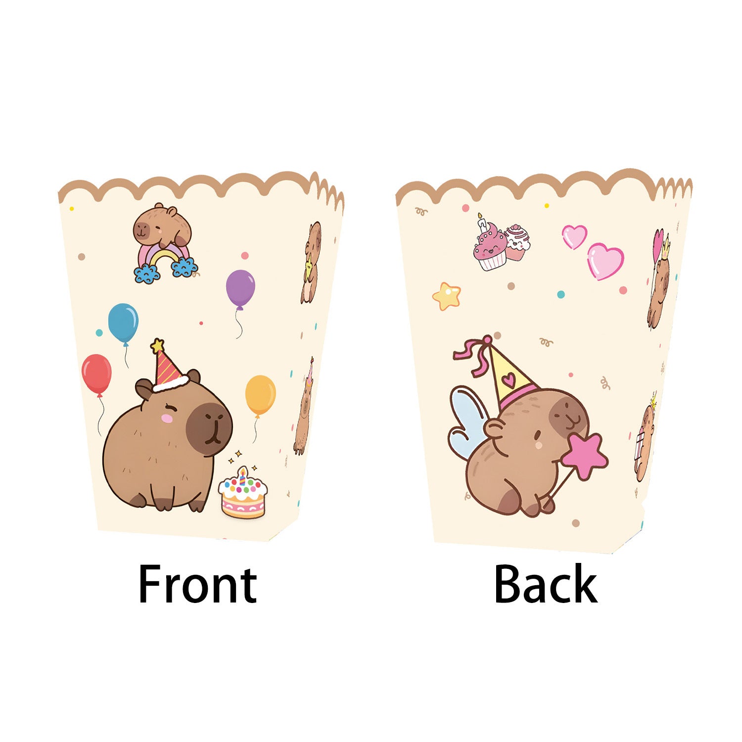 Wholesale Capybara Capybara themed birthday party tableware decorations first birthday gift layout paper plate banner pennant