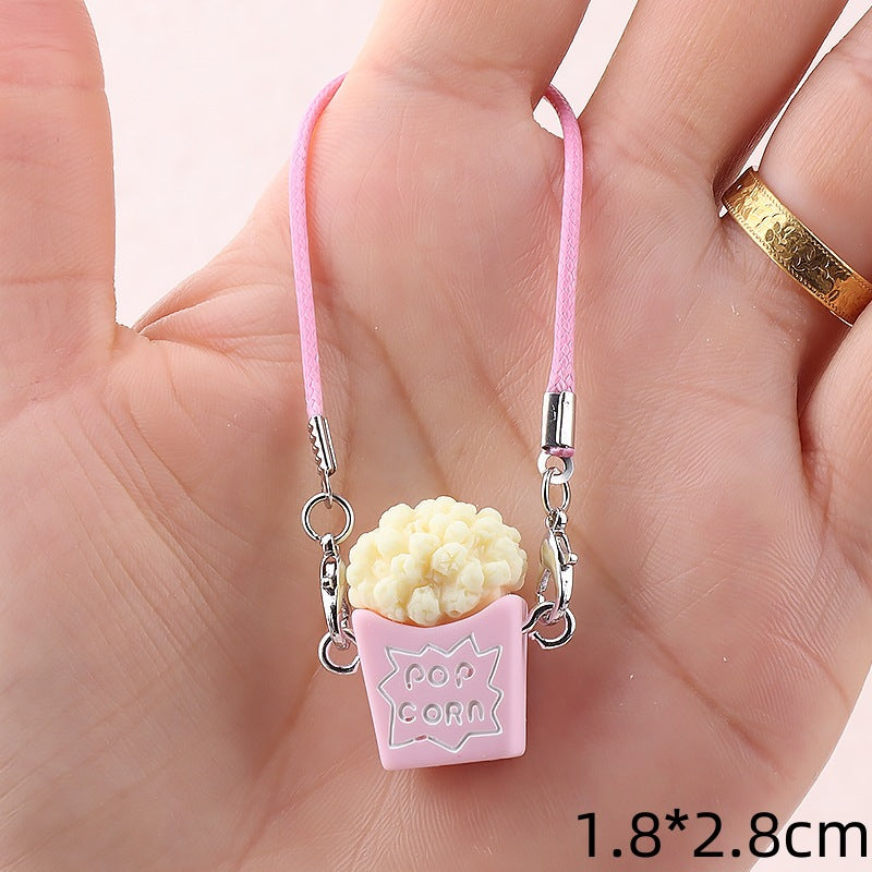 Wholesale Cute cartoon mini popcorn doll accessories