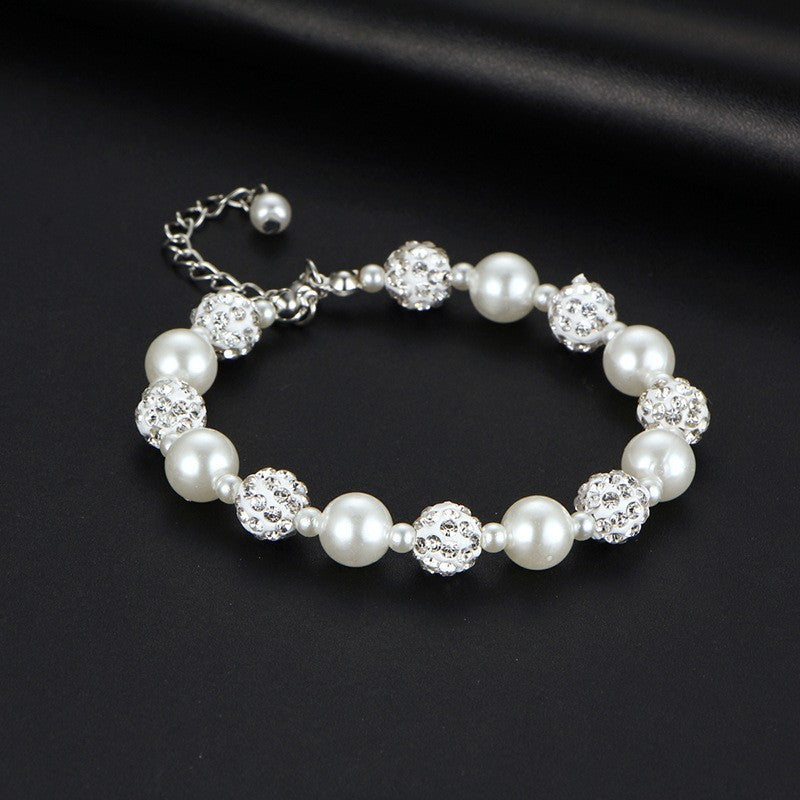 Wholesale Diamond Pearl Bracelets ACC-BT-Yima015