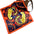 Wholesale  small square scarf  exaggerated silk scarf