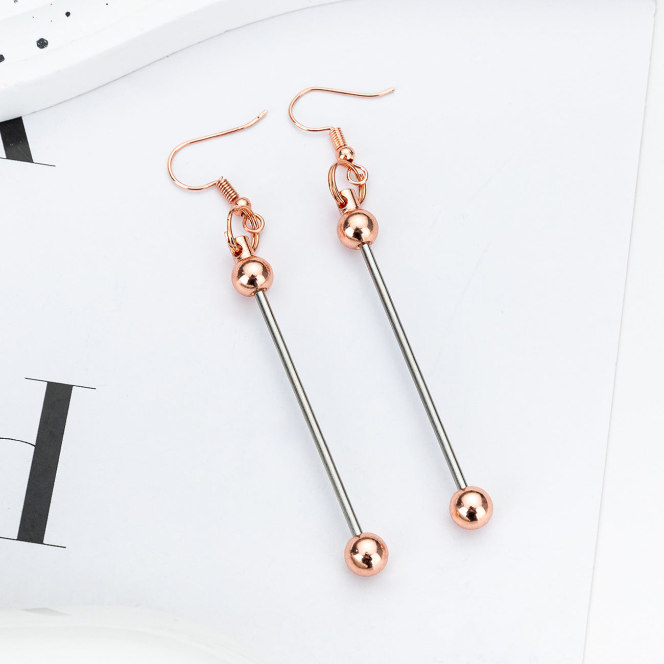 Wholesale Four color diy beaded earrings