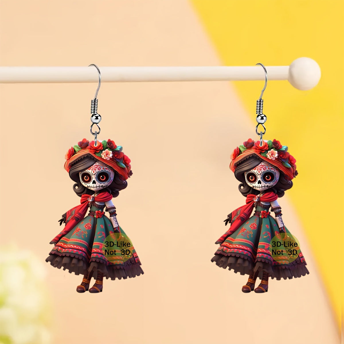 Wholesale  Gothic Punk Acrylic Halloween Earrings