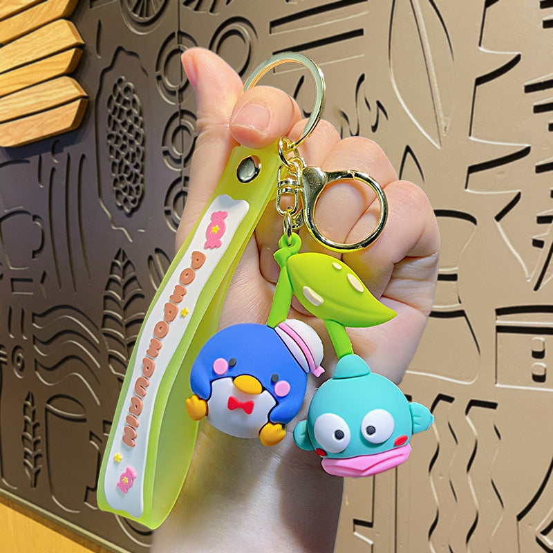 Wholesale Cartoon Cute Silicone Keychain ACCVIP-KC-Tangh001