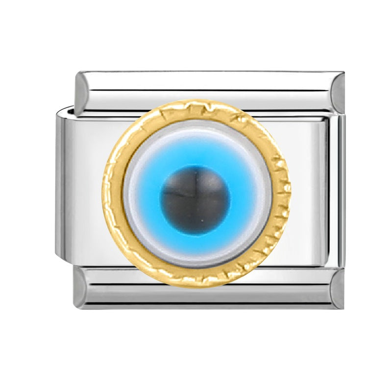 Wholesale Italian modular bracelet 9mm DIY splicing detachable stainless steel combinable bracelet