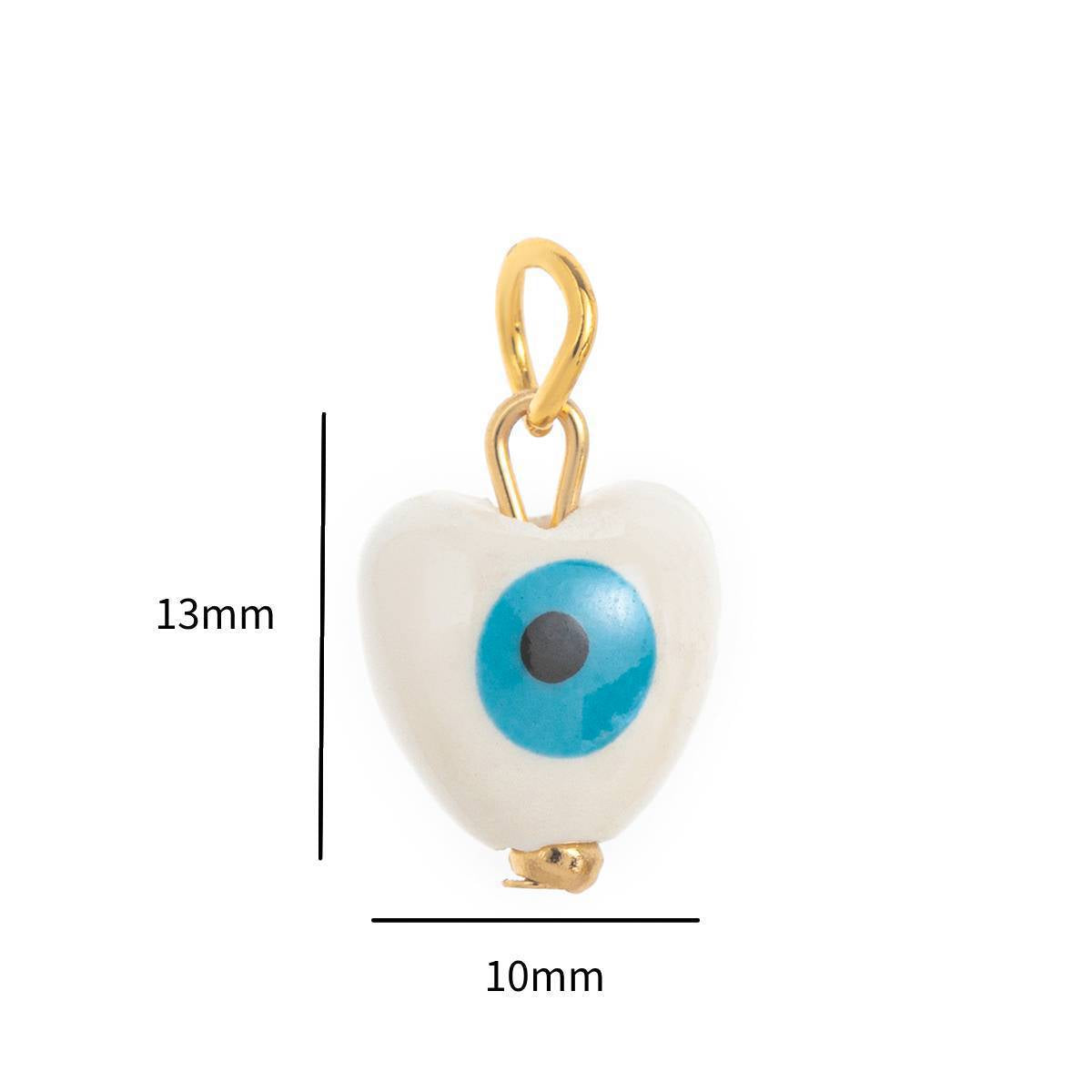 Wholesale Stainless steel heart star moon and eye pendant necklace