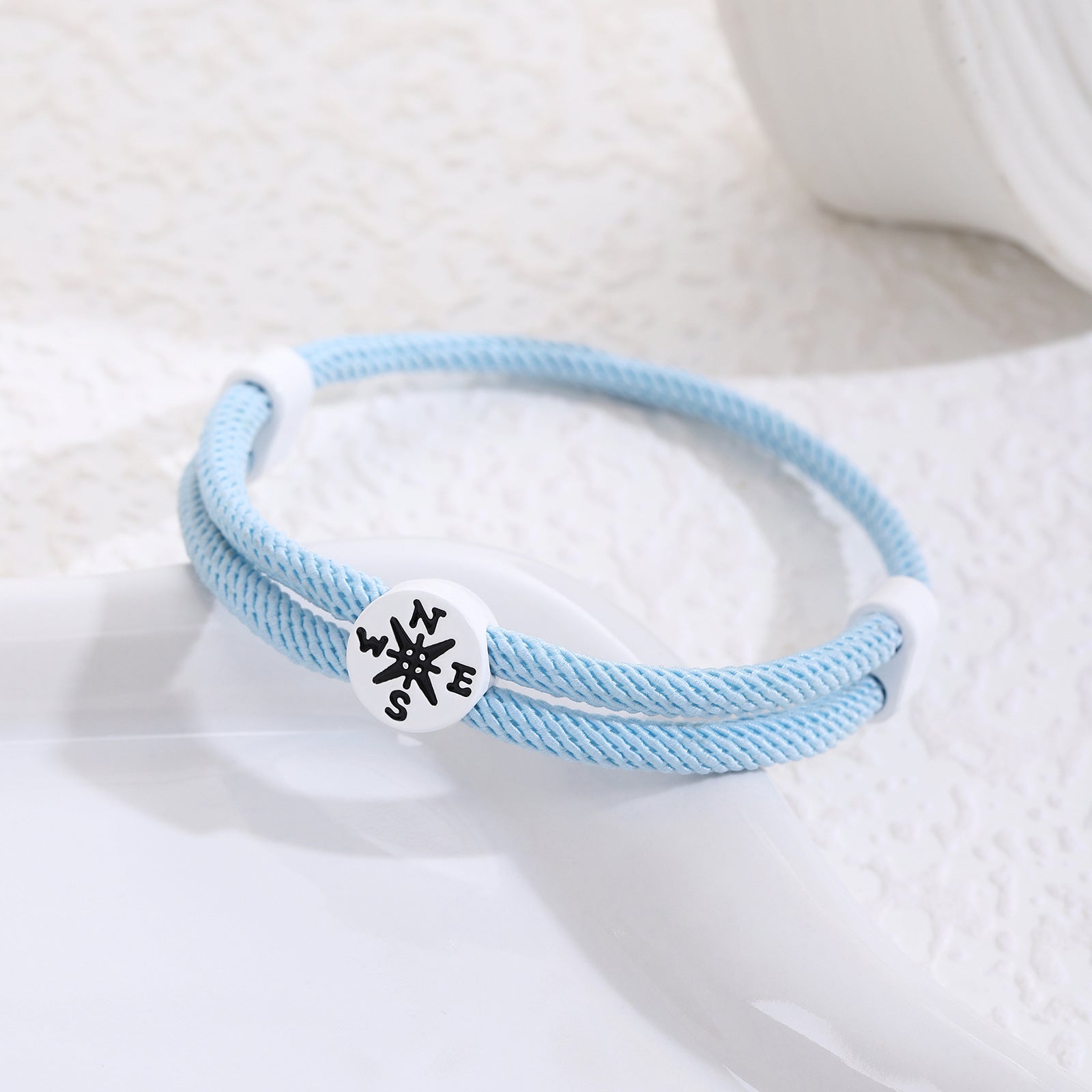 Großhandel Abschlusssaison Inspirierende Kompassgewebe Seilseilarmband