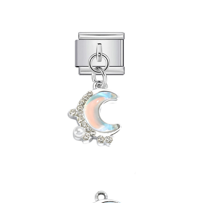 Wholesale Star and Moon Alloy Pendant - Fashion Jewelry Accessory for Boutique Resale