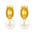 Wholesale Stainless steel pearl earrings