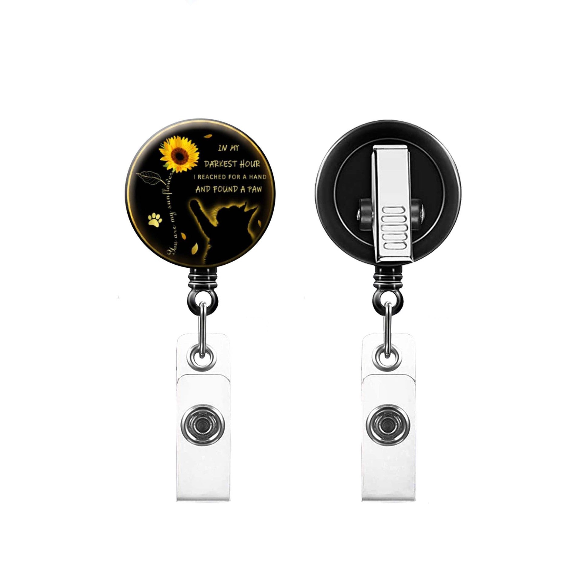 Wholesale ABS Sunflower Telescoping Keychain