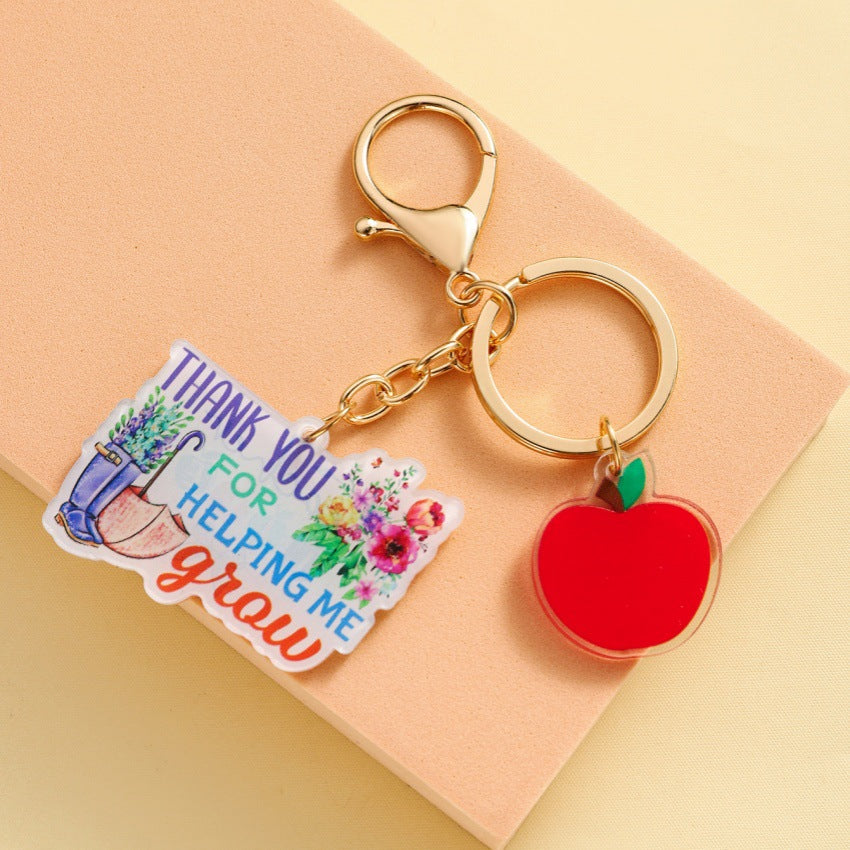 Wholesale  acrylic keychain pendant graduation season keychain