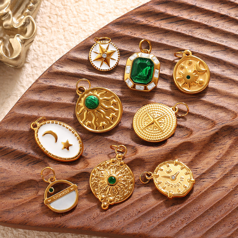 Wholesale Diamond-Encrusted Oil-Dropping Star Pendants Can Be DIY Bracelets and Necklaces