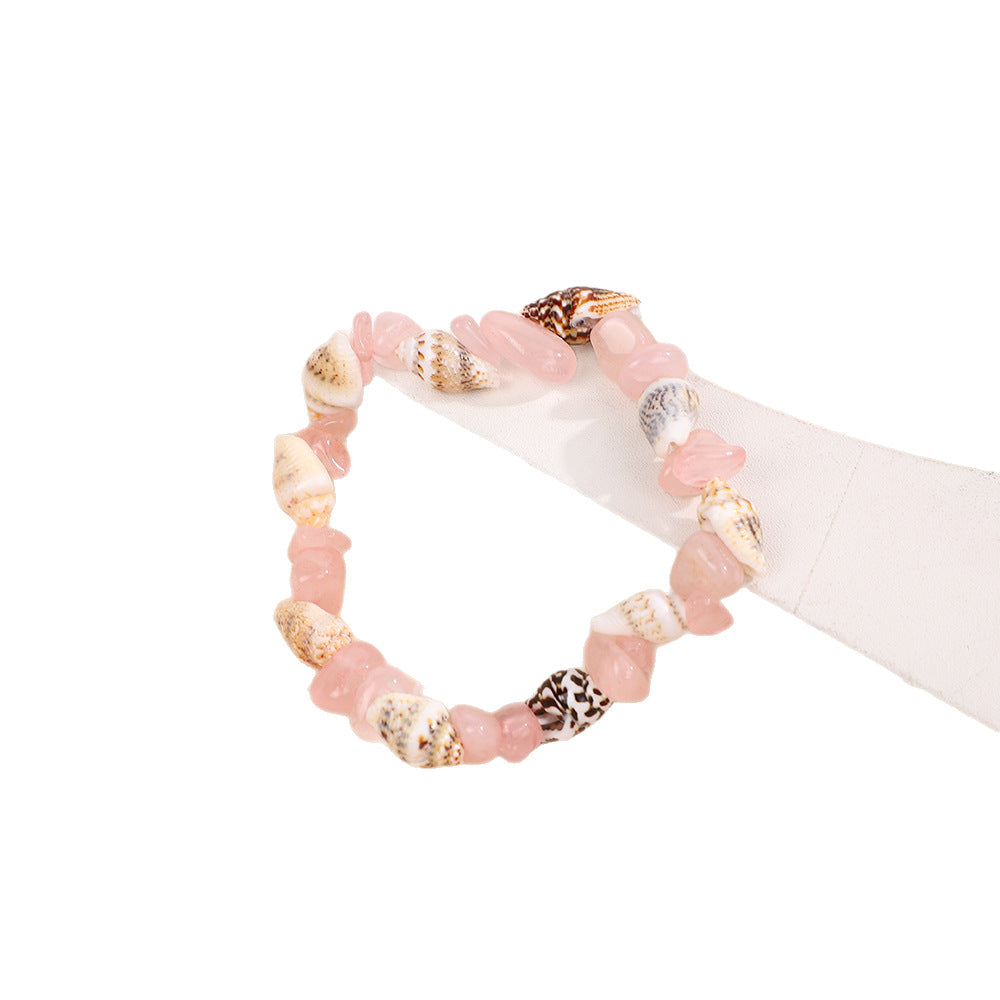 Wholesale Beach Themed Handmade Shell Bead Bracelet Starfish Pendant Jewelry Accessory