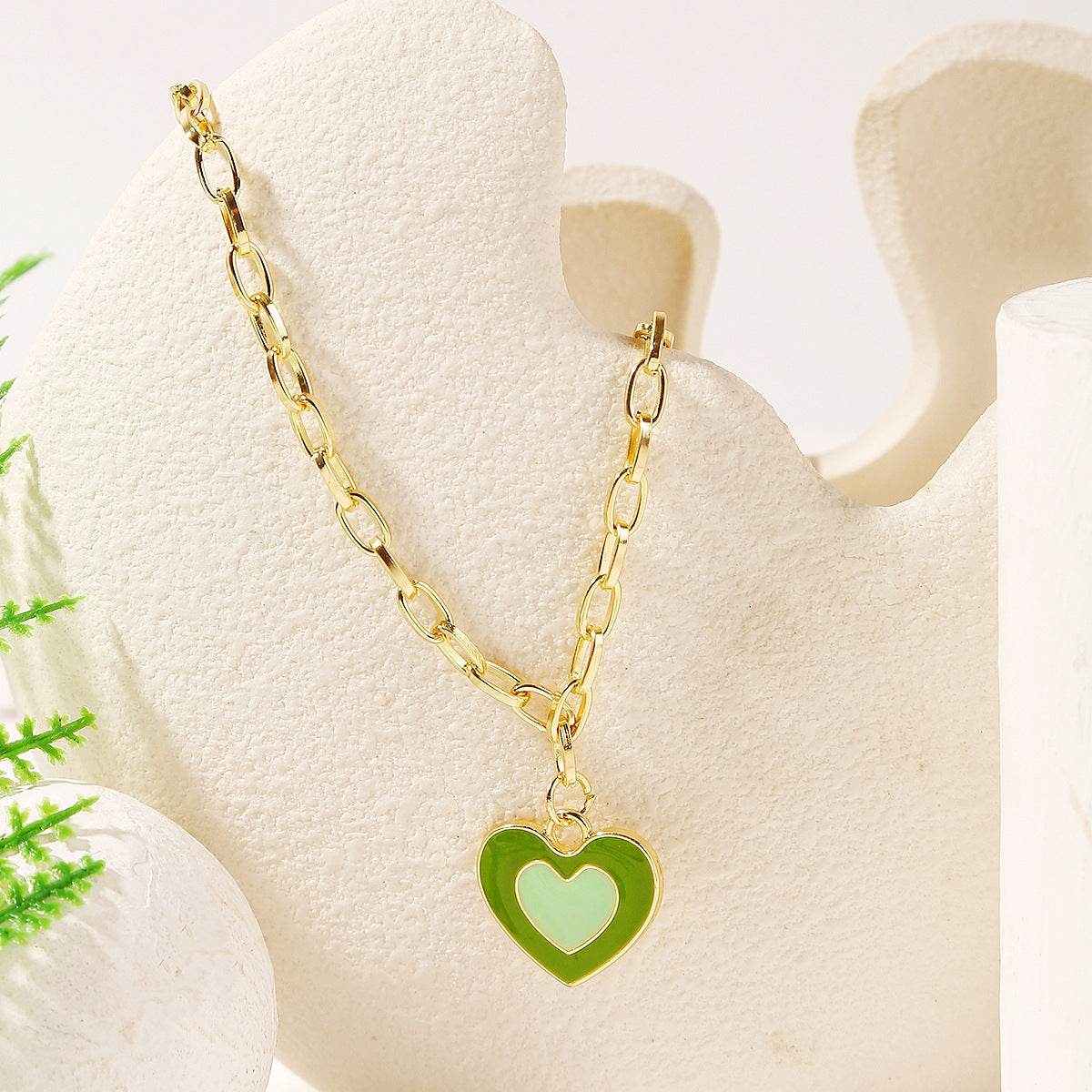 Wholesale Alloy Rainbow Love Necklace ACC-NE-ManYi013