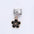 Wholesale 10pcs Italian Charm Bracelet 9mm DIY Splicing Black Oil Drop Series Stainless Steel Composable Bracelet