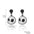 Wholesale  Skull Diablo Earrings  Diamond-encrusted Alloy Halloween Earrings