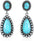 Wholesale  Turquoise Earrings Alloy Earrings Bohemian Earrings