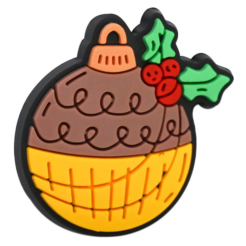 Wholesale Random 100pcs Christmas Series PVC Soft Focal Beads DIY Beaded Pen Accessories  ACC-BDS-RYY013