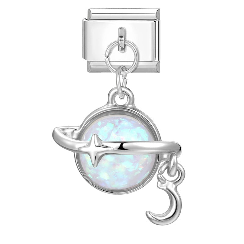 Wholesale Italian Charm Bracelet 9mm DIY Splicing Creative Pendant Stainless Steel Composable Bracelet