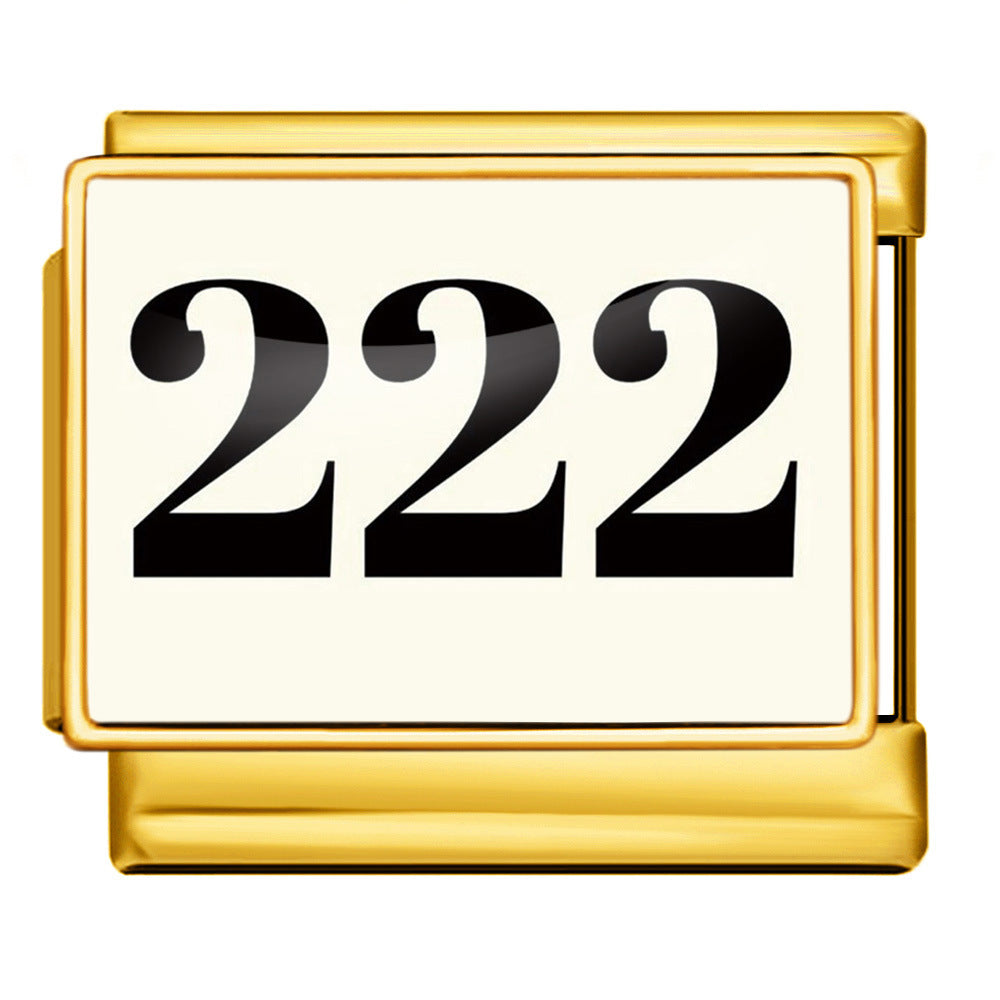 Wholesale  Italian Charm Bracelet 9mm DIY heart-shaped  Creative Stainless Steel Composable Bracelet