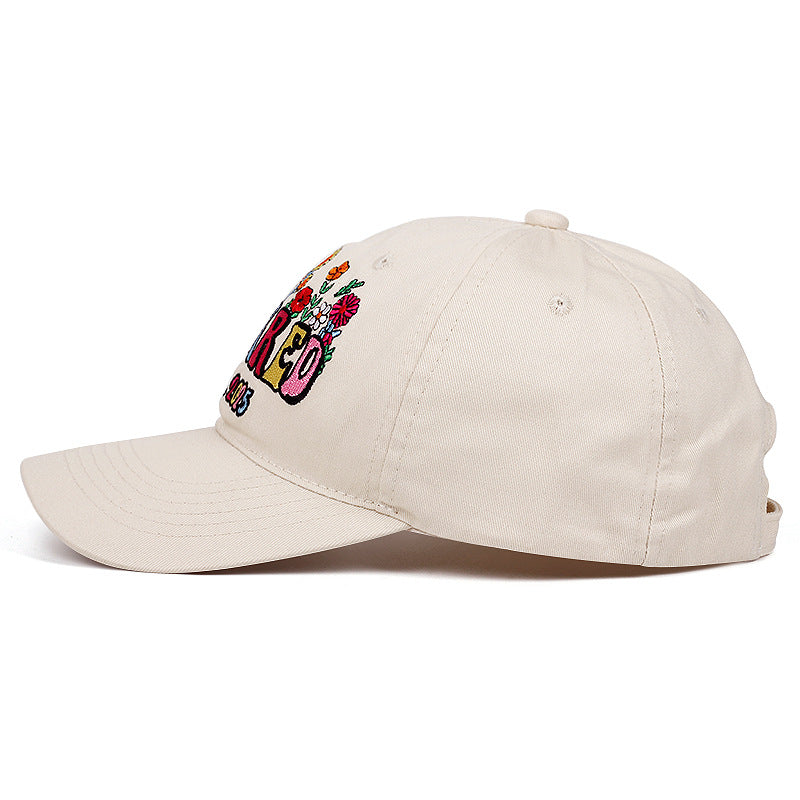 Wholesale Beige Retired Embroidered Baseball Cap Chic Outdoor Casual Sun Hat For Retirement Party Gift