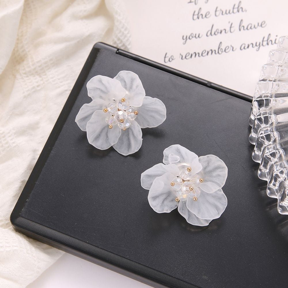 Wholesale  long flower drops earrings