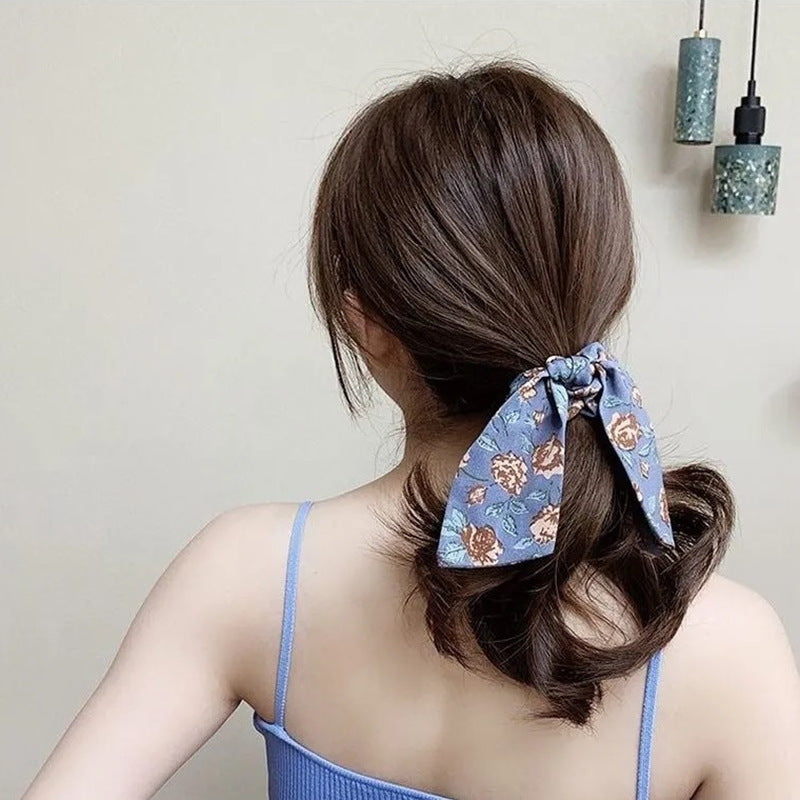Wholesale Ribbon Bow Hair Ring Hair Scrunchies