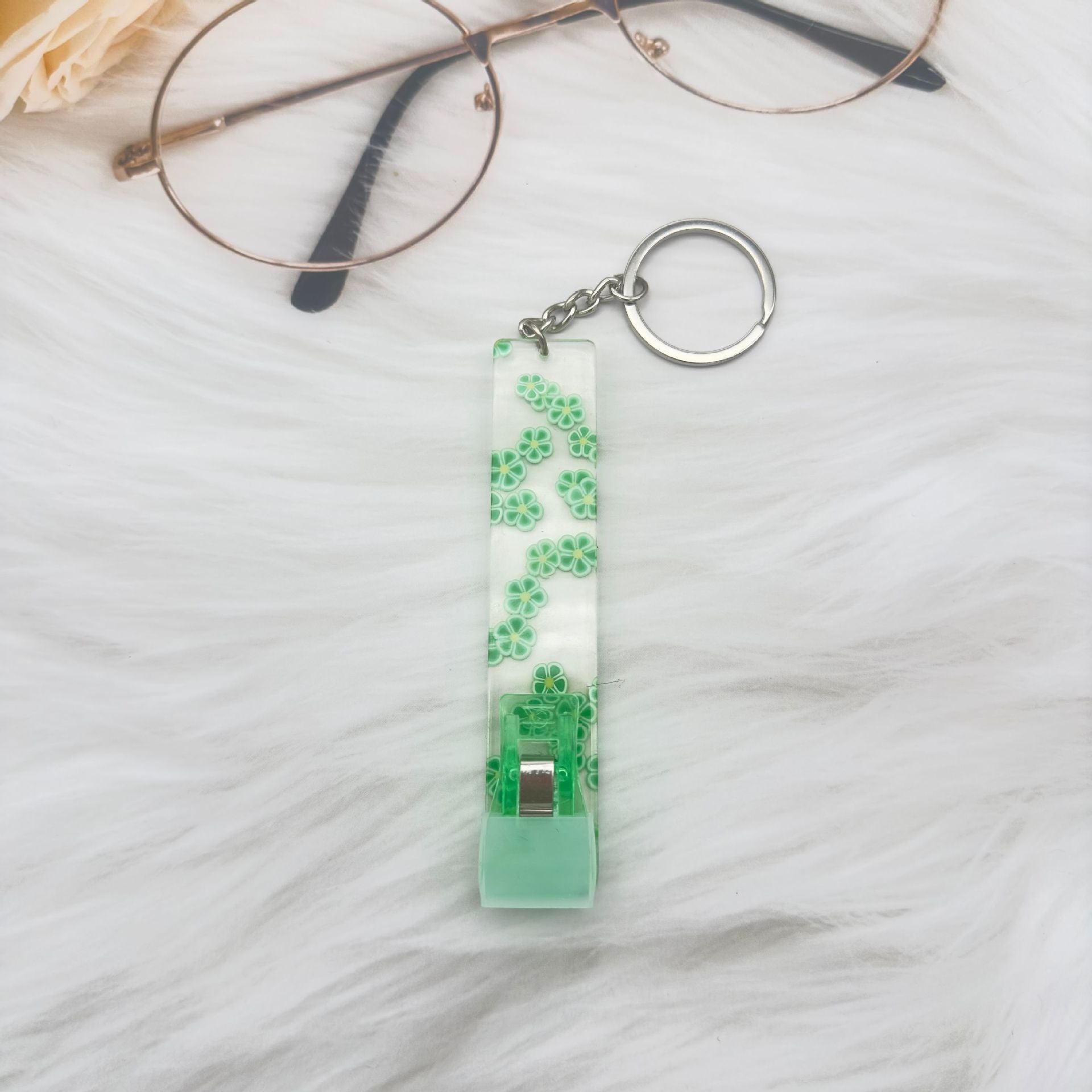 Wholesale 10pcs ATM card picker long nail card picker keychain