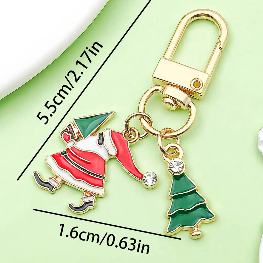 Wholesale Cute cartoon Christmas keychain