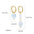 Wholesale love asymmetric earrings 18K gold stainless steel earrings