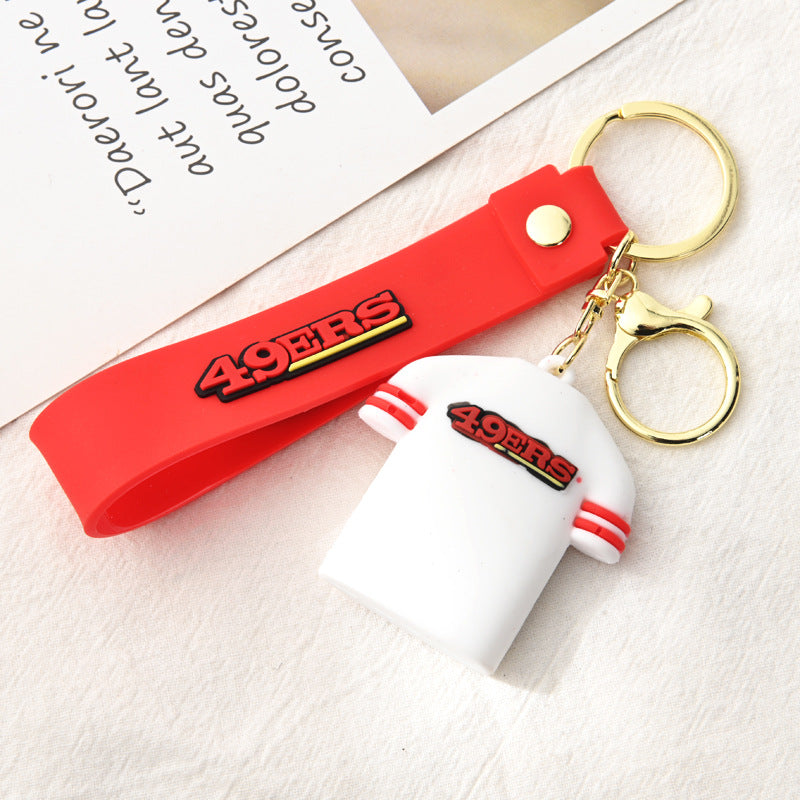 Wholesale Creative cartoon bull head key chain