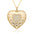 Wholesale  plated 18K gold  cute love pendant  full diamond necklace