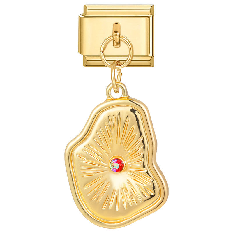 Wholesale Italian Charm Bracelet 9mm DIY Splicing Heart Pendant Titanium Steel Composable Bracelet